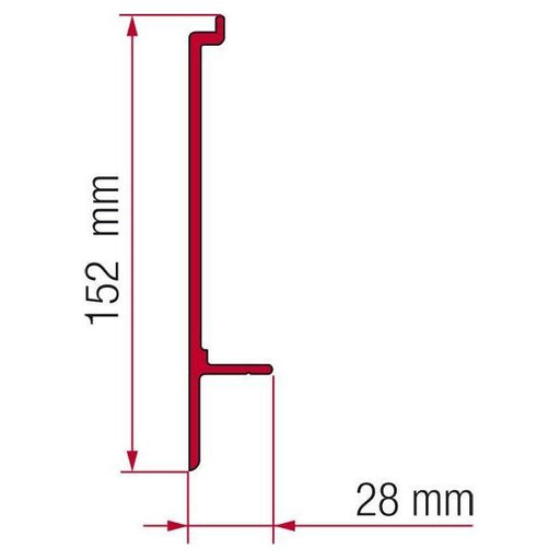 Fiamma Adapter T Bracket for F45 F70 Awning Motorhome Caravan 02437-01- - UK Camping And Leisure