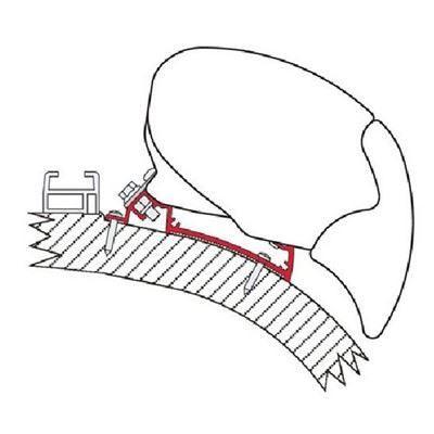 Fiamma Awning Mounting Bracket Kit Adapter Carthago Chic Motorhome 400cm 4M 98655-736 - UK Camping And Leisure