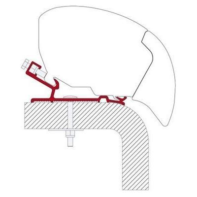 Fiamma Awning Mounting Bracket Kit Adaptor for Hymer Motorhome 400cm 98655-936 NOVA  - Dynamic Drive