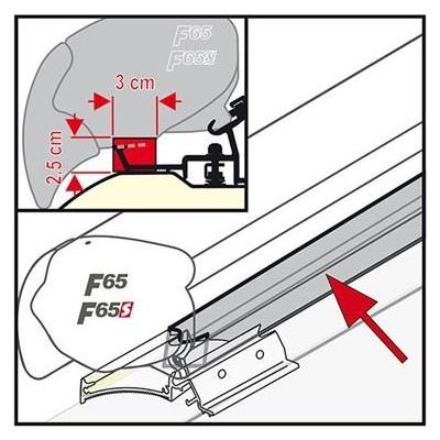 Fiamma Bad Weather Rain Guard Kit For F65 Awning 50Cm .5M 98655Z019 98655Z019 UK Camping And Leisure