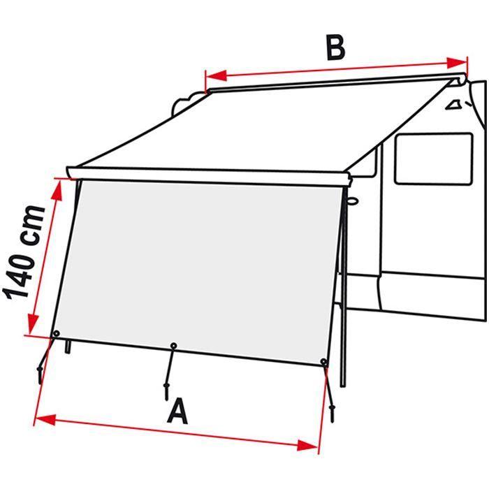 Fiamma Blocker 350 Front Panel For F45 F80 F65 Awnings Caravanstore Outdoors 07972-02- UK Camping And Leisure