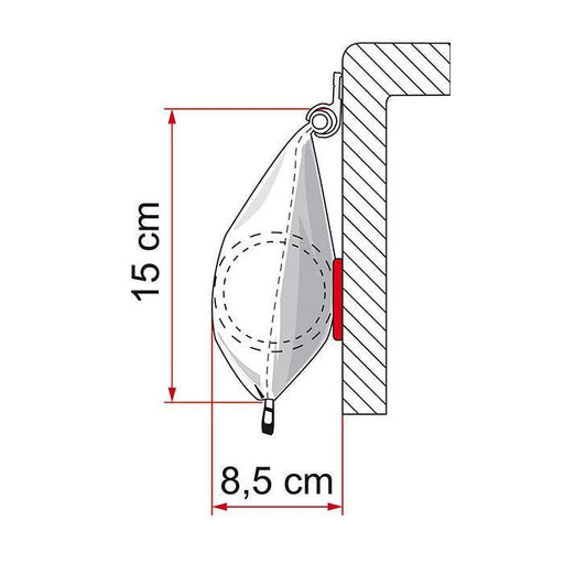 Fiamma Caravan CaravanStore 190 Lightweight Awning Fiamma  - Dynamic Drive