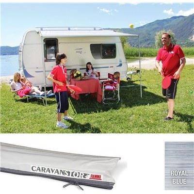 Fiamma Caravan Caravanstore 280 Xl Lightweight Awning Grey Bag Royal Blue Canvas 07740C01Q Fiamma  - Dynamic Drive