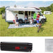 Fiamma F45 S Winch Awning Wind Out 260 Deep Black Royal Grey Fabric 06759H01R UK Camping And Leisure