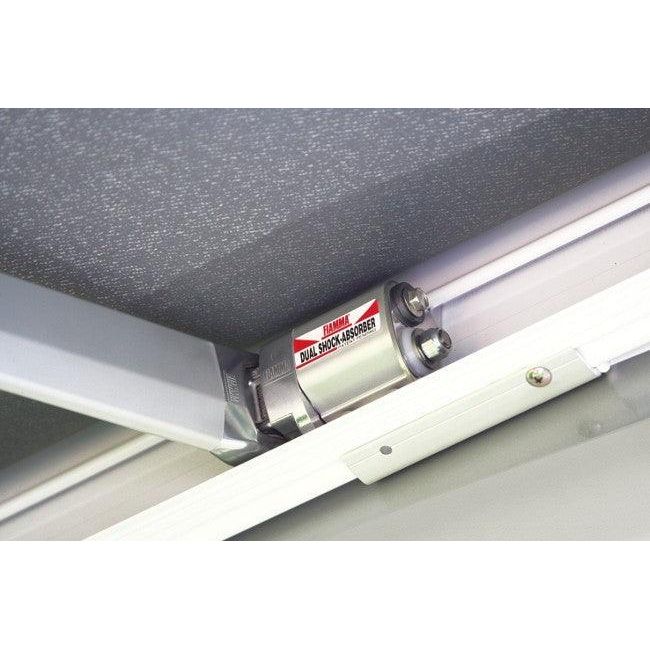 Fiamma F45 S Winch Awning Wind Out 260 Polar White Royal Grey Fabric 06280H01R - UK Camping And Leisure