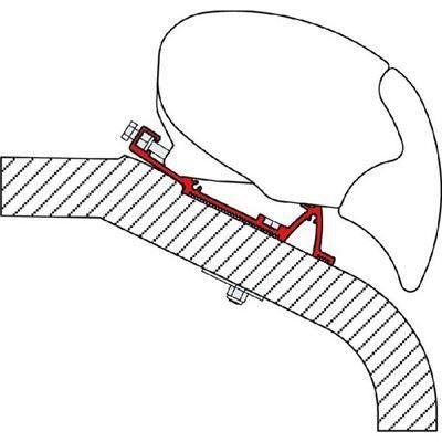 Fiamma F80 F65 Awning Mounting Adapter 290Cm Bracket For Lmc Liberty Motorhomes 98655-773 - UK Camping And Leisure