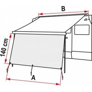 Fiamma Front Blocker 300Cm For F45, F65, F35 & Caravanstore Canopies 07972-01- - UK Camping And Leisure