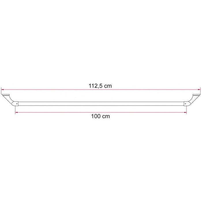 Fiamma Garage Carry Rail Clothes Rack Hanger Caravan Motorhome Campervan - UK Camping And Leisure