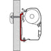 Fiamma Kit As 400L Adaptor Brackets For F45 F70 Awning Motorhome Caravan 98655-393 Fiamma  - Dynamic Drive