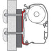 Fiamma Kit Dethleffs Globebus Motorhome F45 F70 Awning Brackets 98655-730 NOVA  - Dynamic Drive