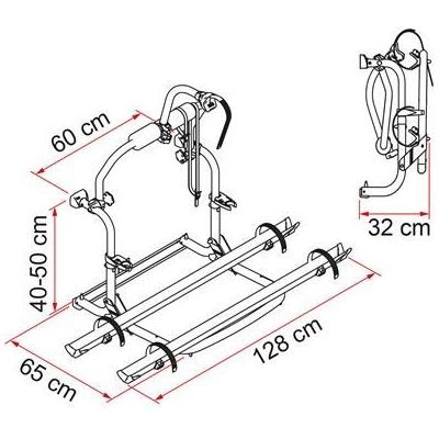 Fiamma Motorhome Carry Bike CL Black Cycle Carrier UK Camping And Leisure