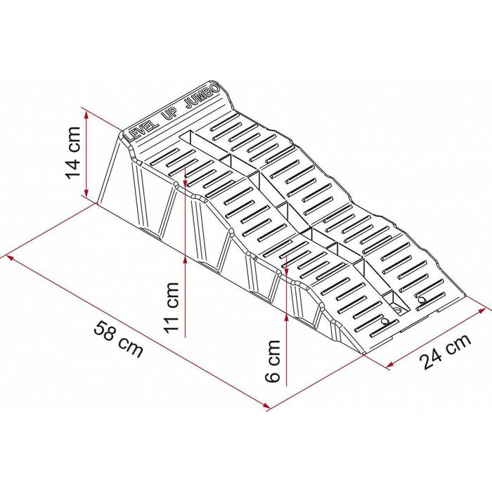 Fiamma Pair Jumbo Ramps With Bag Wheel Leveller Hd 8 Ton Axle Caravan Motorhome 97901-060 Fiamma  - Dynamic Drive