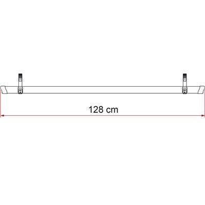 Fiamma Rail Quick Pro 128cm Black Extra Bike Cycle Rail for Carry Bike Pro UK Camping And Leisure