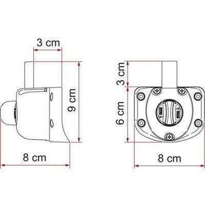 Fiamma Safe Door Guardian For Fiat Ducato After Sept 2009 Security Lock Safety 05388-07- Fiamma  - Dynamic Drive