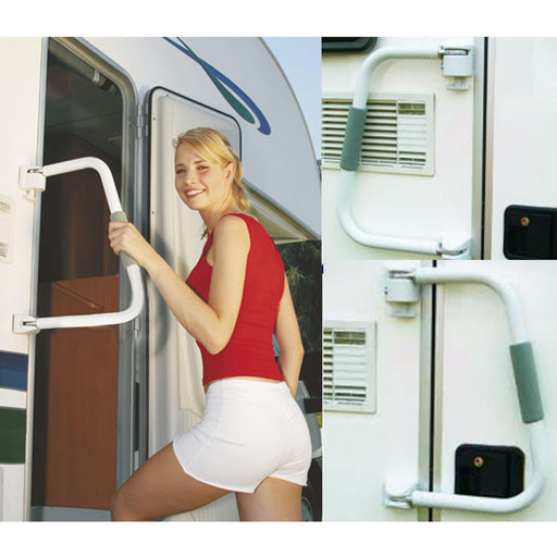 Fiamma Security 46 Door Handle Lockable Caravan Motorhome White 03513A01- Fiamma  - Dynamic Drive