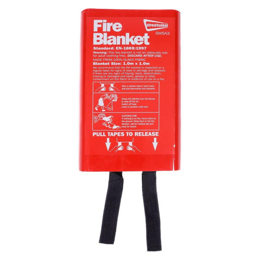 Fire Blanket in Hard Case UK Camping And Leisure