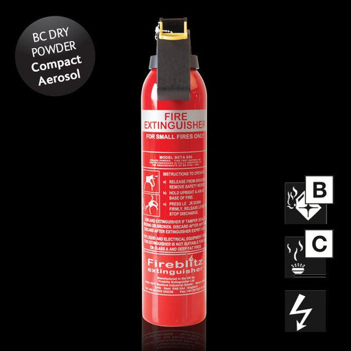 Fireblitz Beta Powder Extinguisher For Cars, Caravans, Workshops 950g ukcampingandleisure  - Dynamic Drive