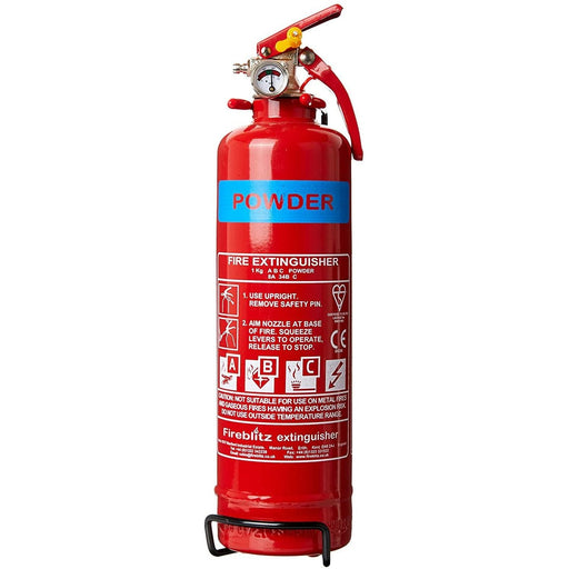 Fireblitz Handheld Kitemarked Foamex Powder 1 Litre Fire Extinguisher Brisca/F2 ukcampingandleisure  - Dynamic Drive