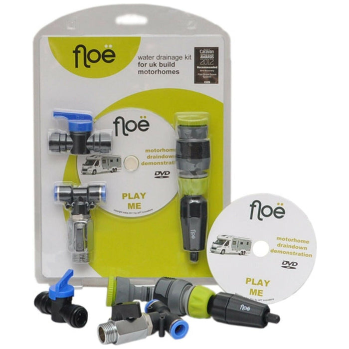 Floe Motorhome Caravan Draindown Kit - For Inboard Water Tanks - UK Camping And Leisure