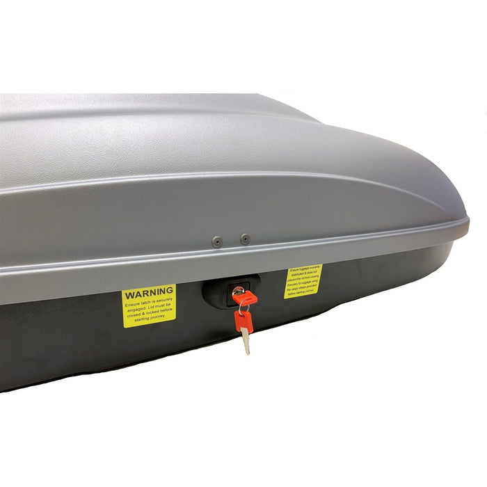 G3 Krono Car Roof Box 480L Carrier Travel Storage Luggage Holder Grey G3  - Dynamic Drive