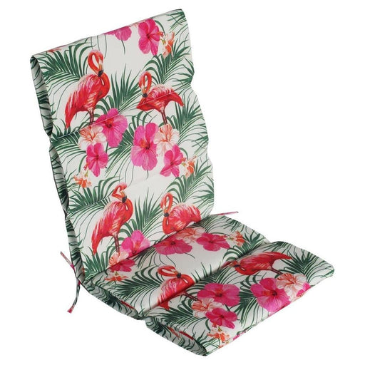 Garden Chair Sofa Flamingo Print Full Back & Base Pair Gardenwize  - Dynamic Drive