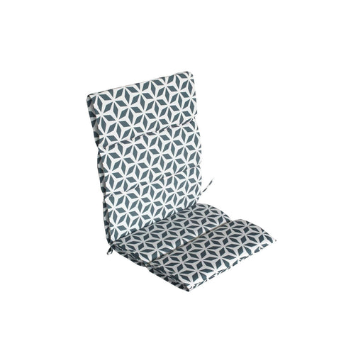 Garden Chair Sofa Geometric Print Full Back & Base Cushion Pair Gardenwize  - Dynamic Drive