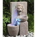 Gardenwize Garden Outdoors Solar Powered Lion Head Stone Water Feature Fountain Streetwize  - Dynamic Drive