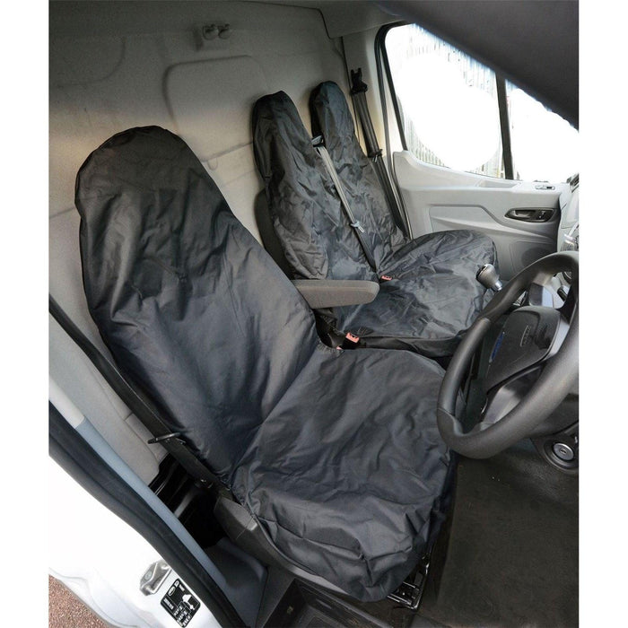 Heavy Duty Van Seat Protector Set 1+2 Universal Side Airbag Compatible UKB4C  - Dynamic Drive