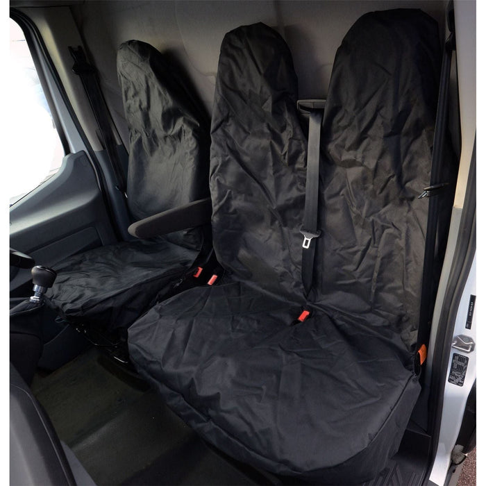 Heavy Duty Van Seat Protector Set 1+2 Universal Side Airbag Compatible UKB4C  - Dynamic Drive