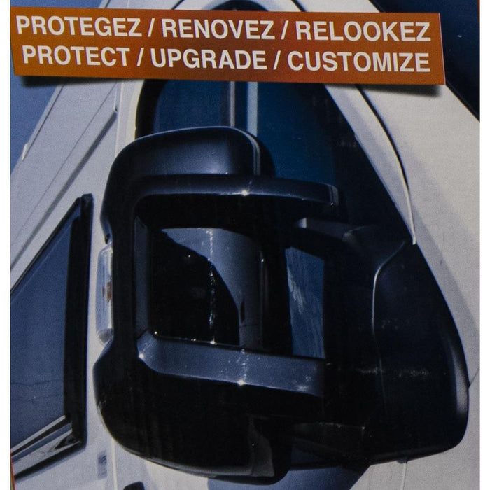 HTD Protect-it Mirror Short Arm Protector for Ducato/Relay / Boxer 06 onwards (Black, Van/Conversion) HTD  - Dynamic Drive