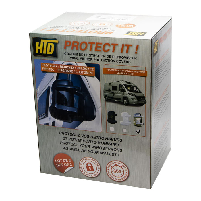 HTD Protect-it Mirror Short Arm Protector for Ducato/Relay / Boxer 06 onwards (Chrome, Van/Conversion) HTD  - Dynamic Drive