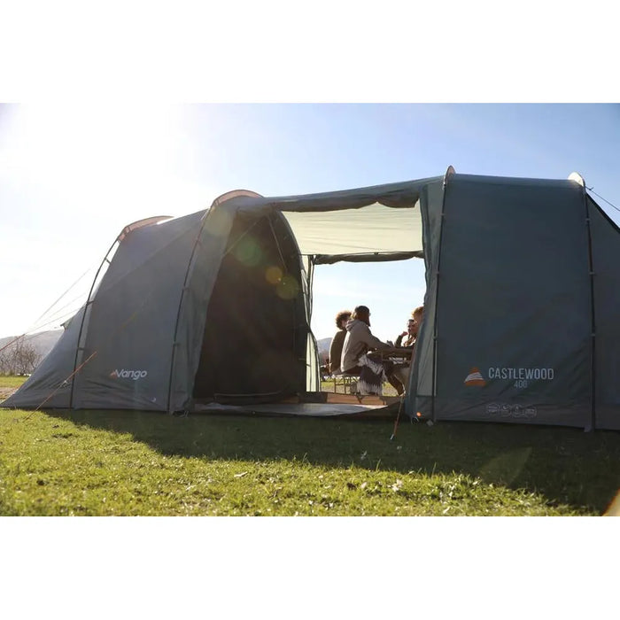 Vango Castlewood 400 Package Mineral Green 4 Person Tent Vango  - Dynamic Drive