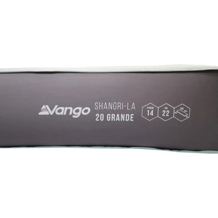 Vango Shangri-La II 20 Grande 20 Grande Cloud Grey / Shadow Grey Self Inflating Sleep Mat Vango  - Dynamic Drive