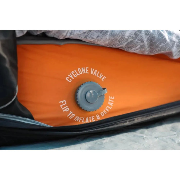 Vango Shangri-La II 15 Double 15 Double Cloud Grey / Orange Self Inflating Sleep Mat Vango  - Dynamic Drive