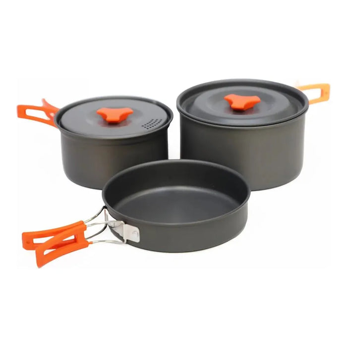 Vango Hard Anodised 2 Person Cook Kit Grey Vango  - Dynamic Drive