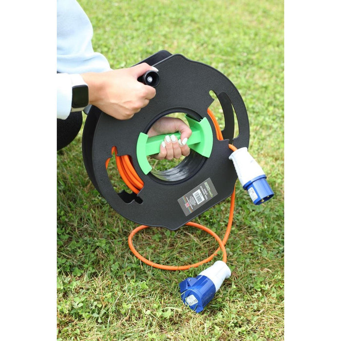 Cable Tidy Reel For 25m Lead Outdoor Revolution  - Dynamic Drive