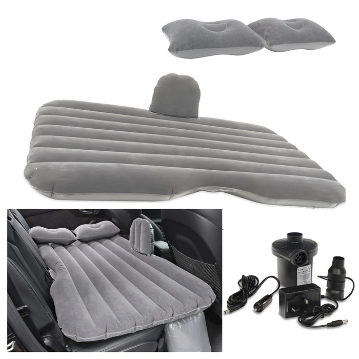 Inflatable Car Bed Air Cushion Mattress Backseat Rest Sleep & Pillow & 12v Pump Streetwize  - Dynamic Drive