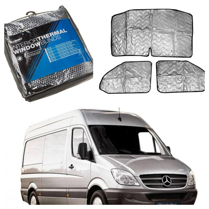 Internal Thermal Blinds fits Mercedes Sprinter 06 on Summit  - Dynamic Drive