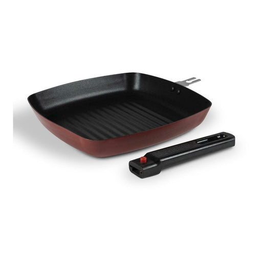 Kampa 24cm Camping Square Frying Pan with Removable Handle - Ember Kampa  - Dynamic Drive