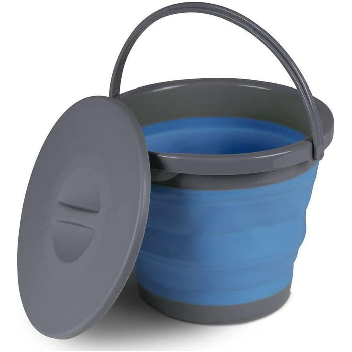 Kampa Collapsible Bucket With Lid 5L Kampa  - Dynamic Drive