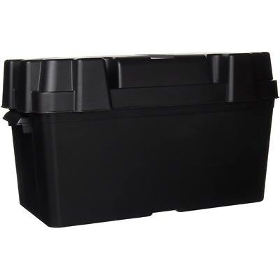 Large 110Ah Leisure Battery Box Enclosure Cover & Strap Motorhome Caravan Camper UK Camping And Leisure