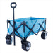 Large Wheel Folding Wagon Pull Along Cart Trolley Garden Camping Festival Beach Leisurewize  - Dynamic Drive