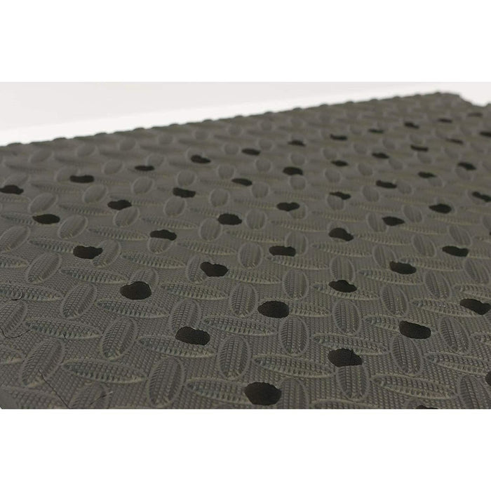 Leisure Black Padded Eva Foam Floor Mat Tiles for Awnings Tents Gyms & Marquees Leisurewize  - Dynamic Drive