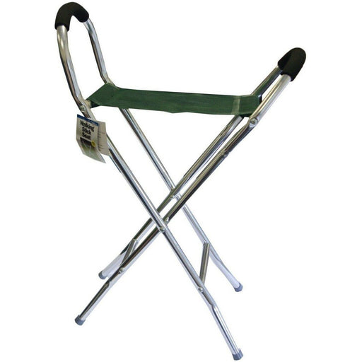 Leisurewize 2 in 1 Walking Aid Stick and Stool UK Camping And Leisure