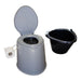 Leisurewize Camping Toilet Lightweight and Portable with Seat Festivals Outdoor Caravan - 5L UK Camping And Leisure