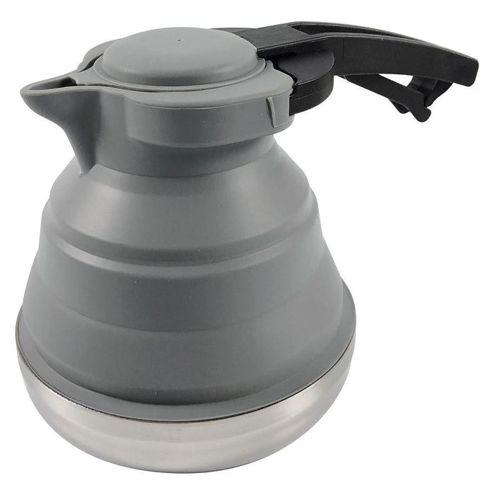 Leisurewize Collapsible 1.2L Camping Campervan Caravan Folding Kettle Grey Leisurewize  - Dynamic Drive