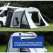 Leisurewize Gemini 320 Drive Away AIR Campervan Awning LOW VW T5 T6 Custom LWA34 UK Camping And Leisure