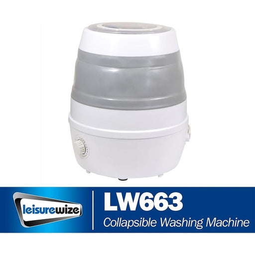 Leisurewize Portable Collapsible Washing Machine 230v Mains Camping Caravan Motorhome Leisurewize  - Dynamic Drive