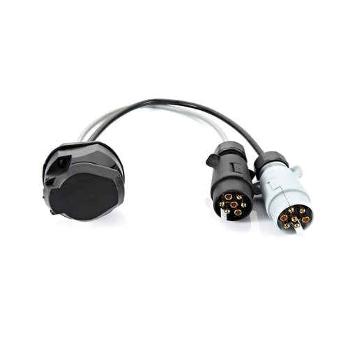 Leisurewize Twin Electric Car to Caravan Adaptor 13-Pin to 7-Pin LW654 Leisurewize  - Dynamic Drive