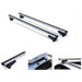 Locking Universal Aluminium Car Roof Bars Cross Rack 1.2M For Flush Rails 90kg Maypole  - Dynamic Drive